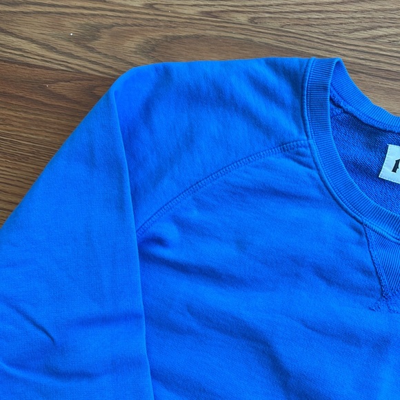 Pact xl french terry sweatshirt in cornflower blue. Fit is more like SM/Med - Picture 3 of 5